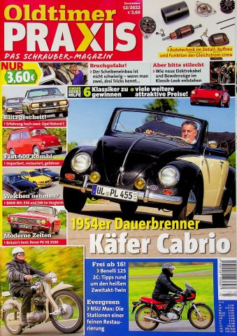 Deckblatt Oldtimer Praxis (12/2022)